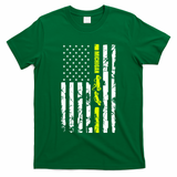 Michigan Tow Truck Driver Flag T-Shirt