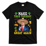 Make Taco Tuesday Great Again Trump Mexican Fiesta T-Shirt - Black