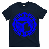 Michigan USA Blue Logo T-Shirt