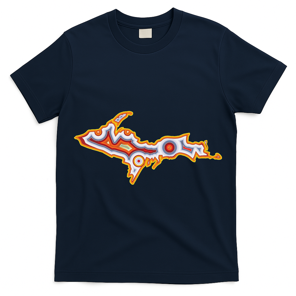 Michigan U.P. Upper Peninsula Agate Collector T-Shirt