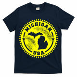 Michigan USA Yellow Logo T-Shirt