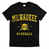 Milwaukee Vintage Baseball Throwback Retro Design T-Shirt