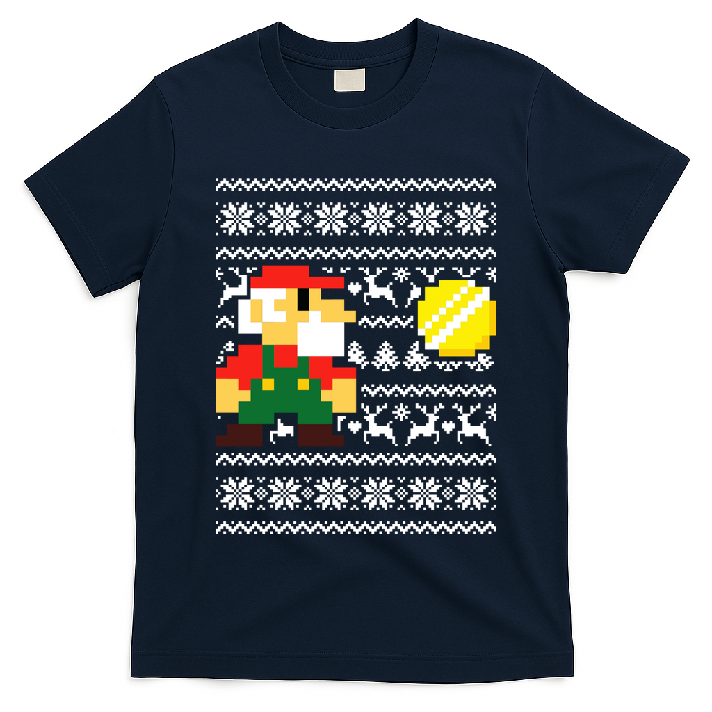 Retro Gamer Gaming Ugly Christmas T-Shirt