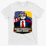 Make Venezuela Great Again Donald Trump T-Shirt - White