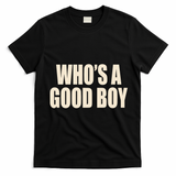 Moximimi WhoS A Good Boy Orange T-Shirt - Black