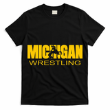 Michigan Wrestling Freestyle Wrestler Mi The Wolverine State T-Shirt