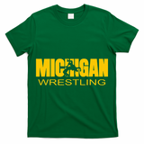 Michigan Wrestling Freestyle Wrestler Mi The Wolverine State T-Shirt