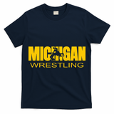 Michigan Wrestling Freestyle Wrestler Mi The Wolverine State T-Shirt