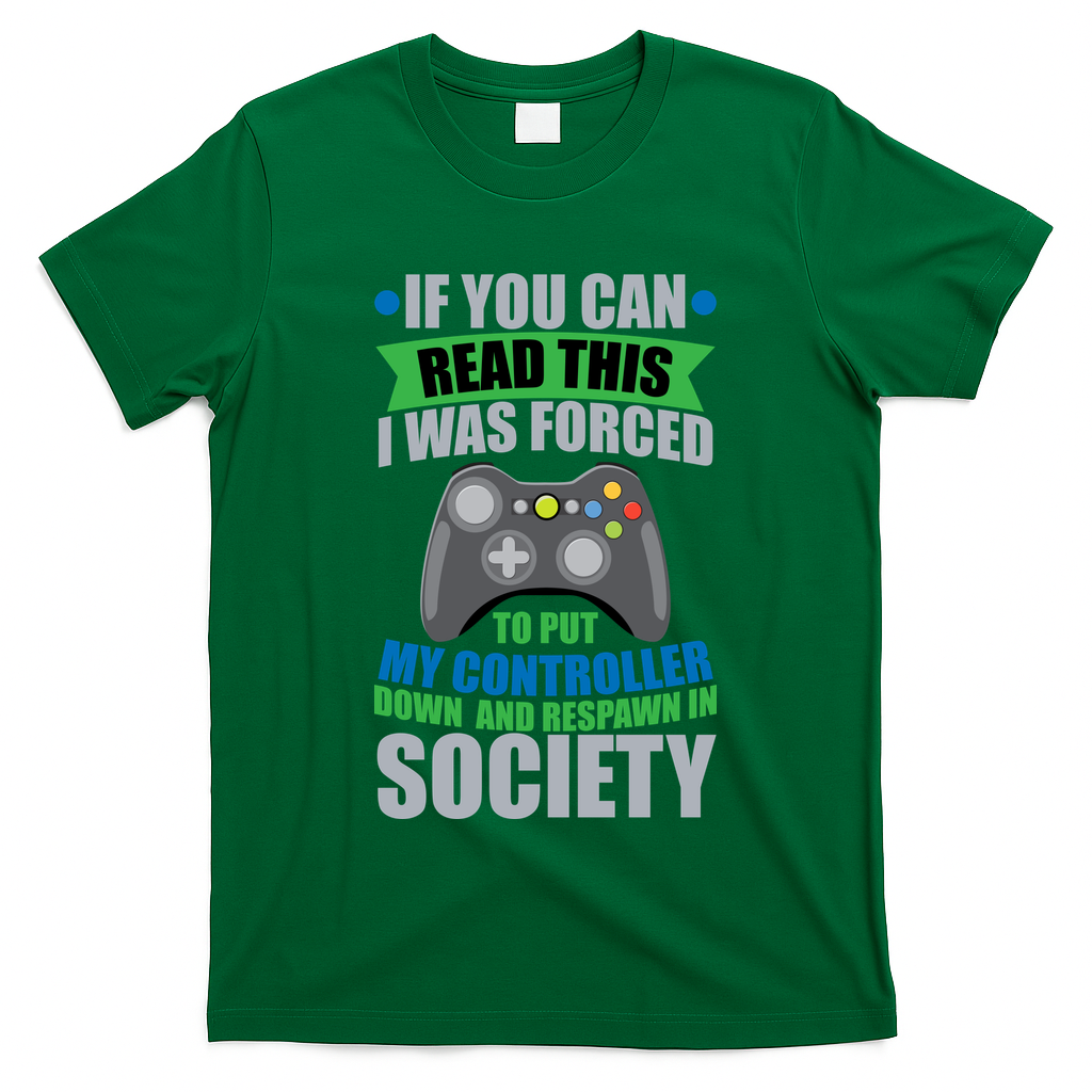 Video Game Respawn In Society T-Shirt