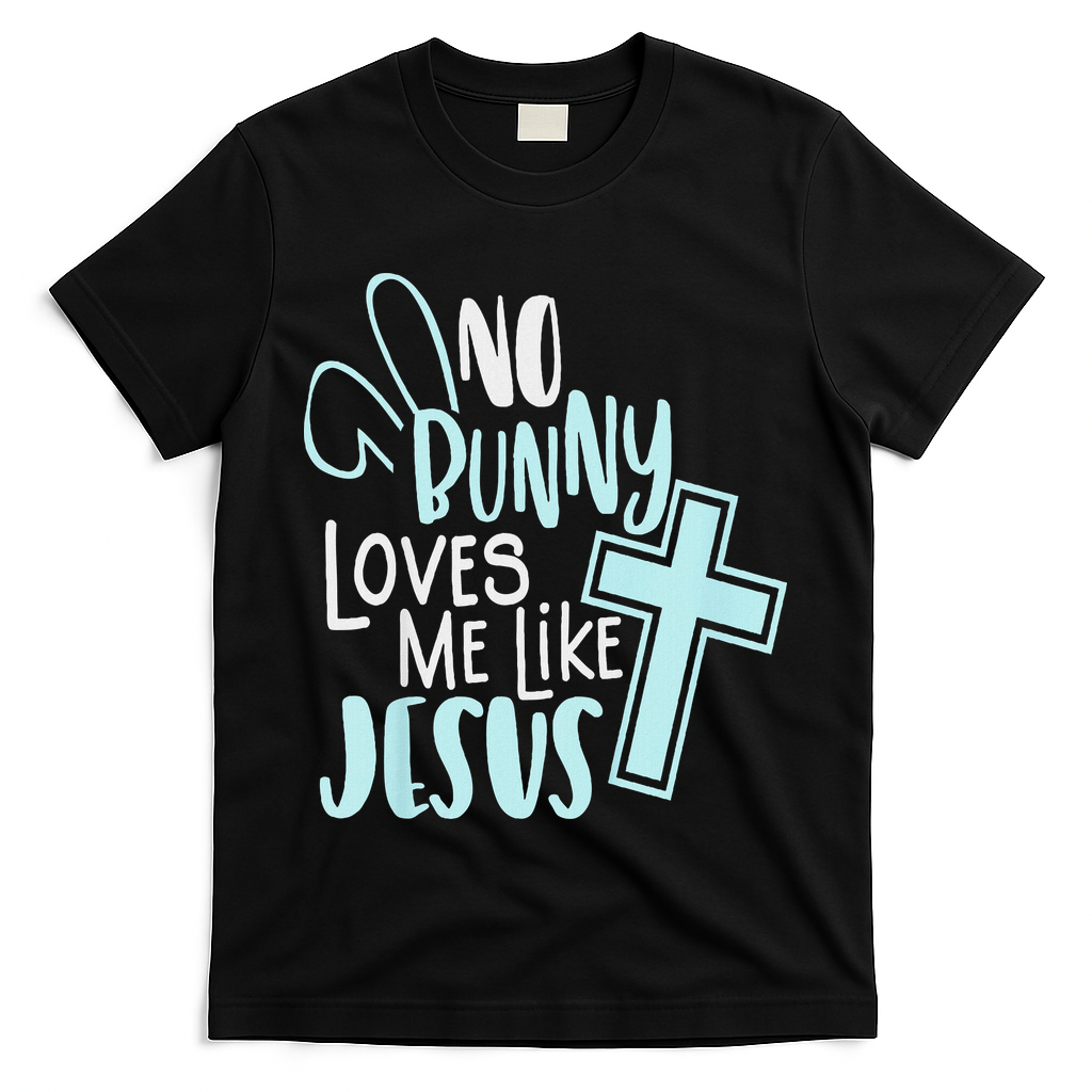 No Bunny Loves Me Like Jesus, Christian Easter Resurrection T-Shirt