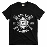 Negro Baseball Player 1920 League T-Shirt - Black