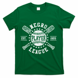 Negro Baseball Player 1920 League T-Shirt - Green