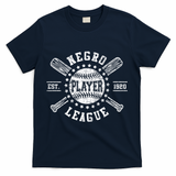 Negro Baseball Player 1920 League T-Shirt - Navy