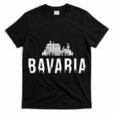 Neuschwanstein Castle And Forest Gift Bavaria Germany Souvenir Gift T-Shirt