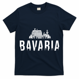 Neuschwanstein Castle And Forest Gift Bavaria Germany Souvenir Gift T-Shirt