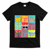 New Cats On He Block Funny Pop Culture Cat Hemed Party T-Shirt