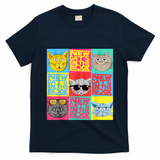New Cats On He Block Funny Pop Culture Cat Hemed Party T-Shirt