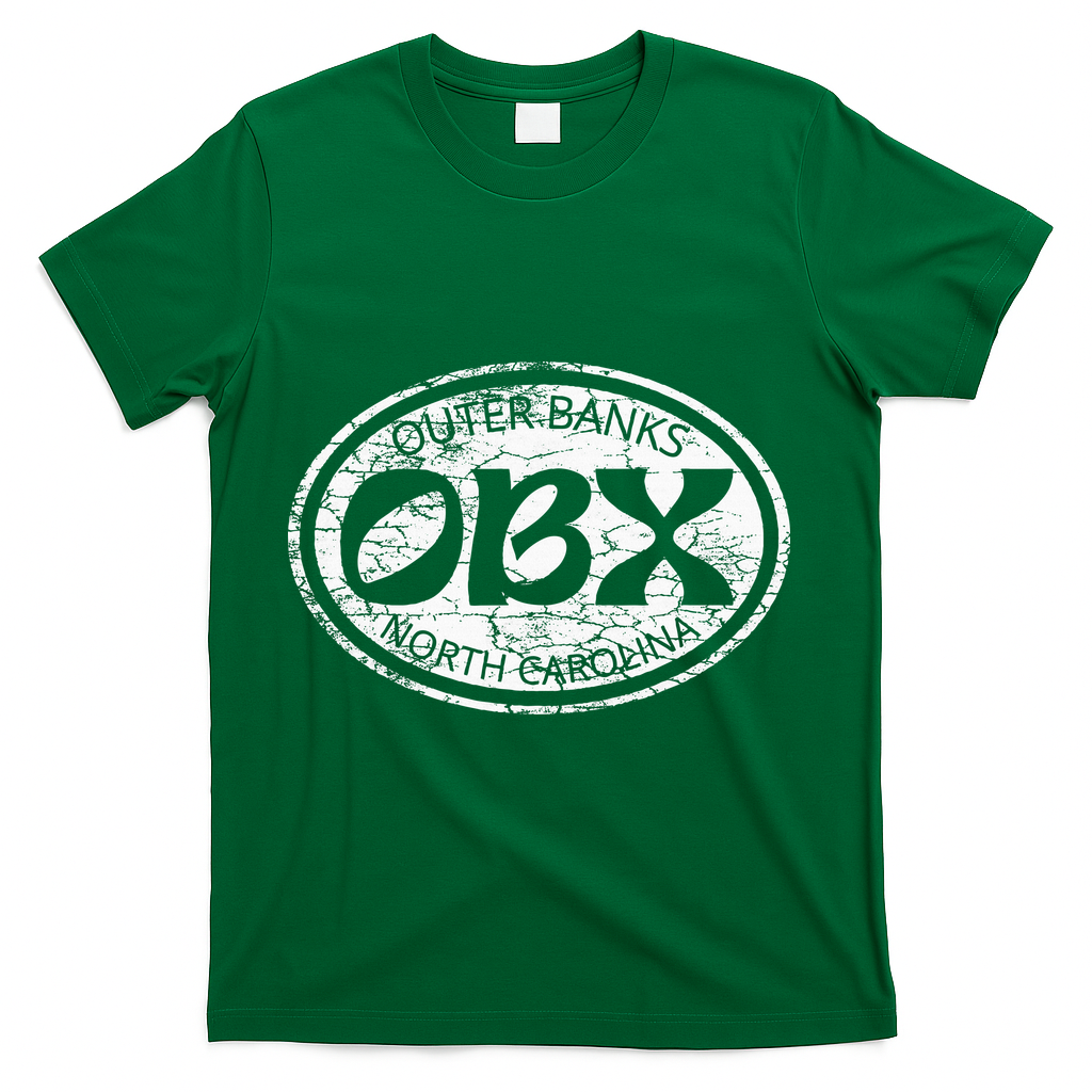 North Carolina Obx Beach Summer Travel T-Shirt - Green