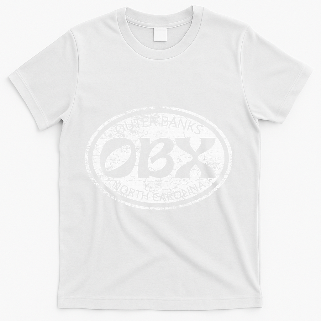 North Carolina Obx Beach Summer Travel T-Shirt - White