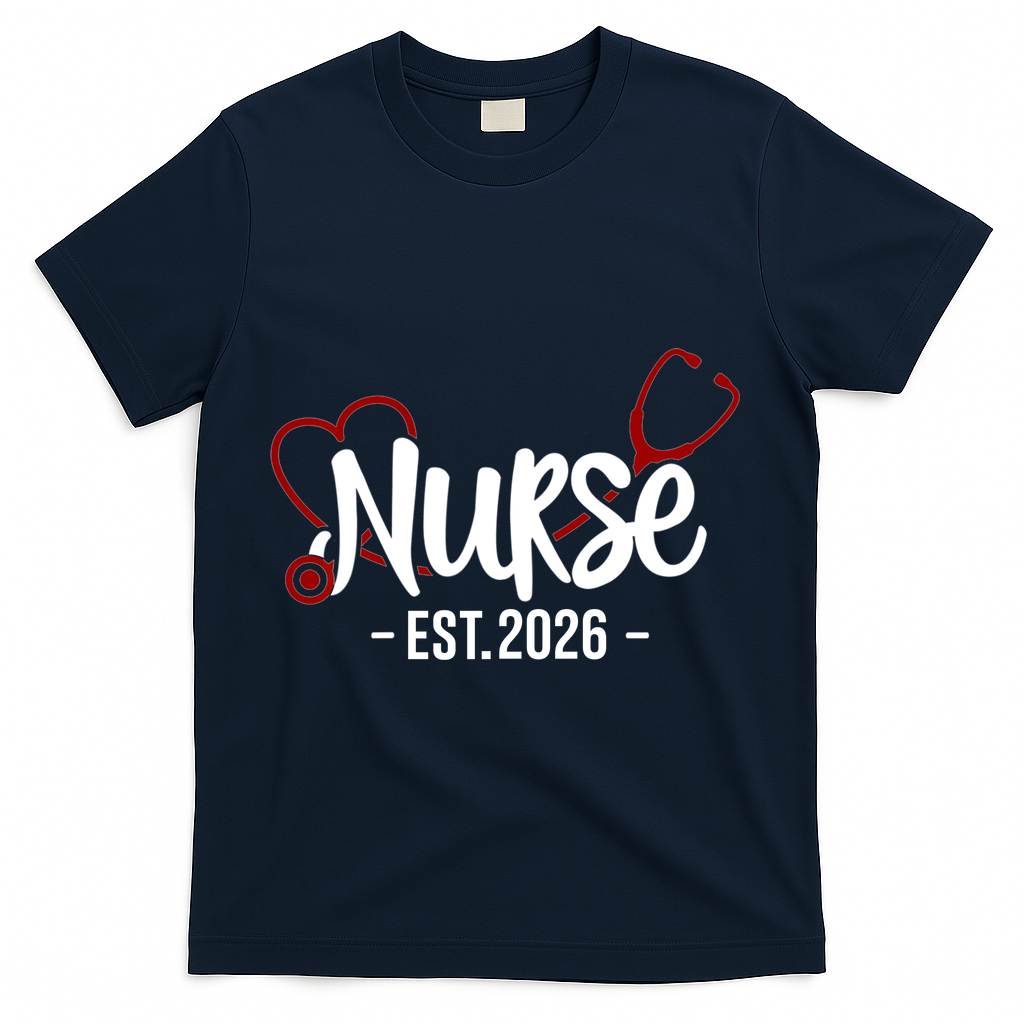Nurse EST 2026 T-Shirt - Navy