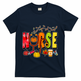 Nurse Fall Holiday T-Shirt - Navy