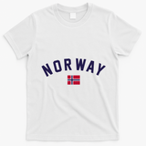 Norway Flag World Class Soccer T-Shirt - White