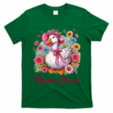 Nana Goose Grandma Mimi Silly Goose Coquette Mothers Day T-Shirt