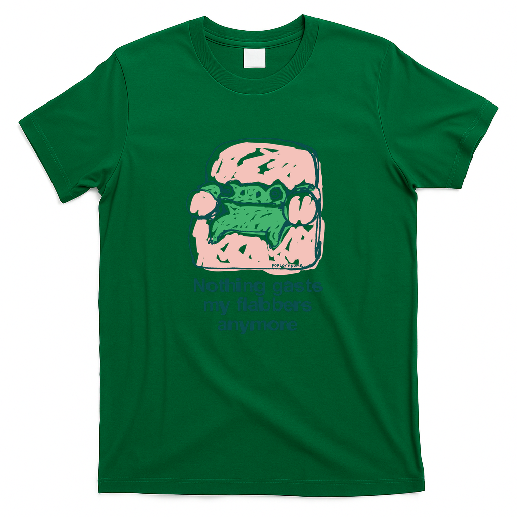 Nothing gasts my flabbers anymore frog - Green