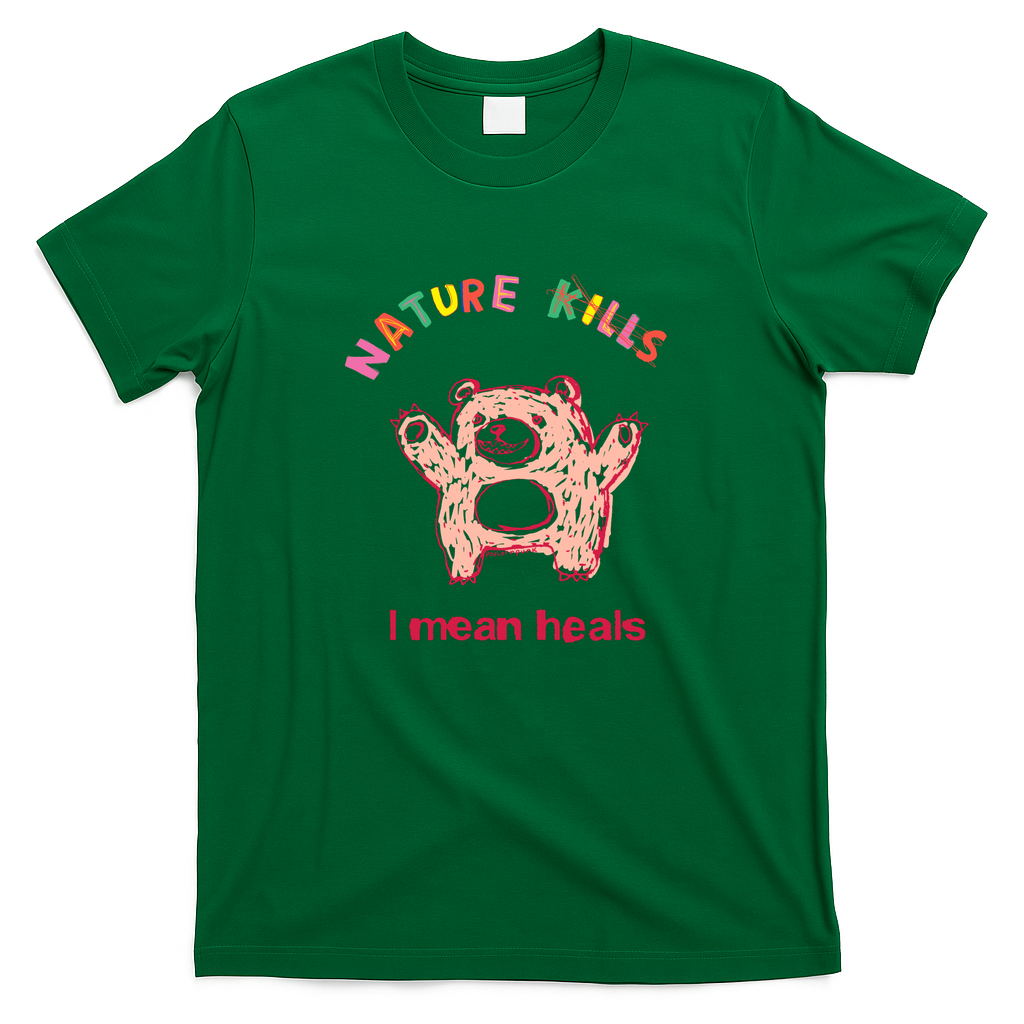 Nature Heals Bear - Green
