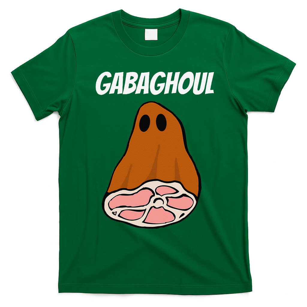 New Jersey Slang Halloween Dry Cured Meat Gabaghoul Gabagool T-Shirt - Irish Green