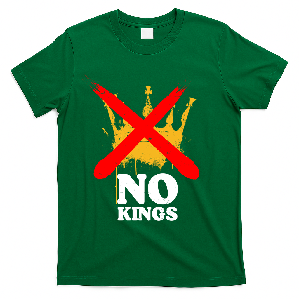 No King Anti-Trump T-Shirt - Green