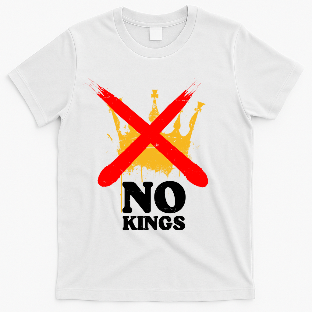 No King Anti-Trump T-Shirt - White