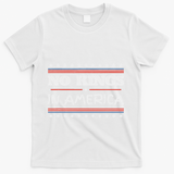 No Kings In America Save Democracy I Dissent Anti Trump Flag T-Shirt - White