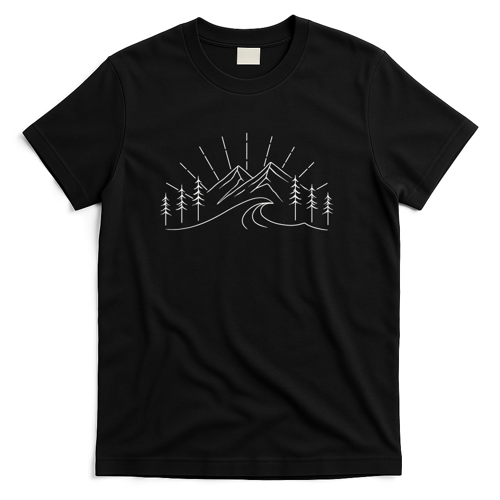 Nature Lines - Black