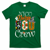 Nicu Nurse Boo Crew Funny Halloween Nicu Nurse Party Costume T-Shirt - Irish Green