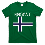 Norway Norwegian Flag T-Shirt - Irish Green