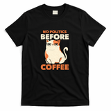 No Politics Before Coffee by Tobe Fonseca - Black