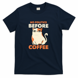 No Politics Before Coffee by Tobe Fonseca - Navy