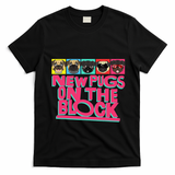 New Pugs On The Block Funny Pug Owner Pop Culture Gift T-Shirt - Black