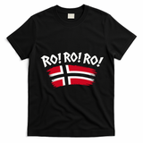 Norwegian Pride RO! RO! RO! Norway T-Shirt - Black