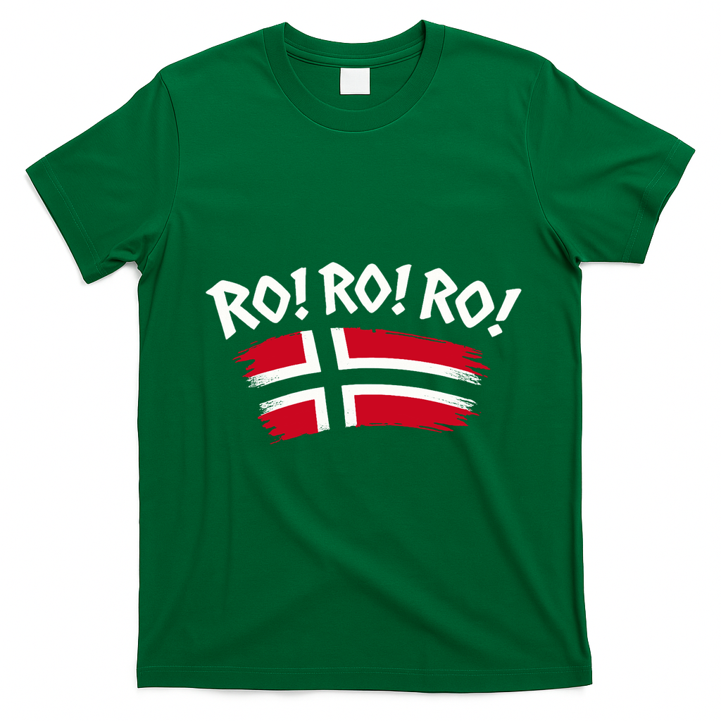 Norwegian Pride RO! RO! RO! Norway T-Shirt - Irish Green