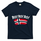 Norwegian Pride RO! RO! RO! Norway T-Shirt - Navy Blue