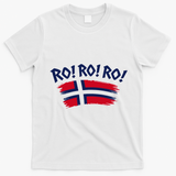 Norwegian Pride RO! RO! RO! Norway T-Shirt - White