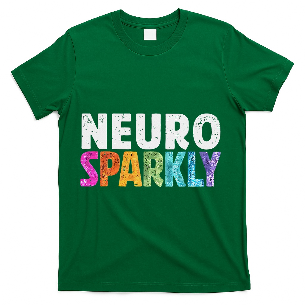 Neuro Sped Teacher Autism Awareness Neurodiversity T-Shirt - Green