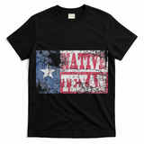 Native Texan Texas Flag Family Home Love Vintage Distressed T-Shirt