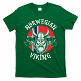 Norwegian Viking History Lovers And Adventurers T-Shirt - Irish Green