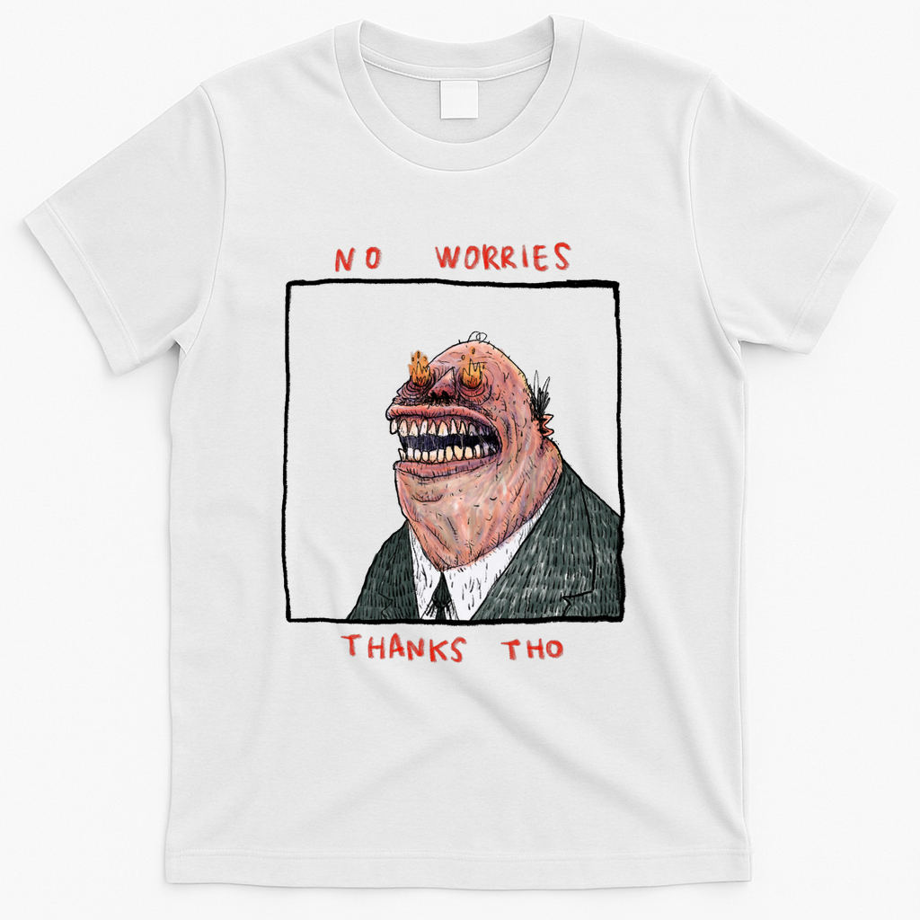 NO WORRIES - White