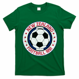 New Zealand Football Soccer Fan Vintage 1991 T-Shirt - Irish Green