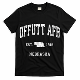 Offutt Afb Nebraska Ne Vintage Established Athletic Sports Design T-Shirt