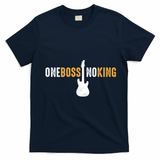 One Boss No King Guitar T-Shirt - Navy Blue